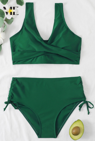 ME®️ | ELIS®️ | ELEGANT HIGH-WAISTED WRAP BIKINI