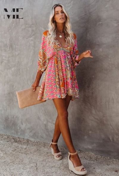 ME® | CALLIE® | BOHO CHIC MINI DRESS