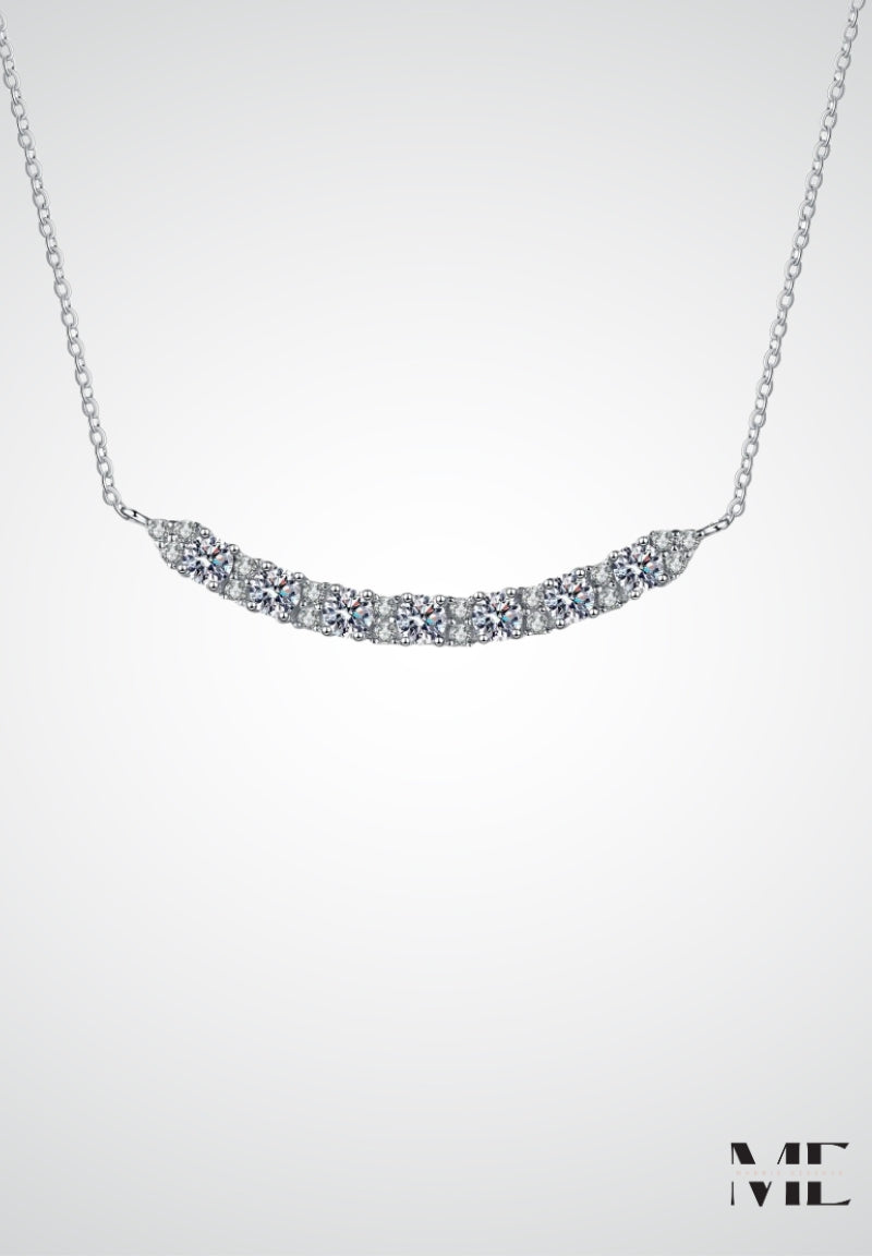 ME®️ | SMILING MOISSANITE DIAMOND NECKLACE