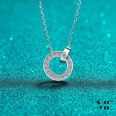 ME®️ | SPARKLING EMBRACE MOISSANITE NECKLACE