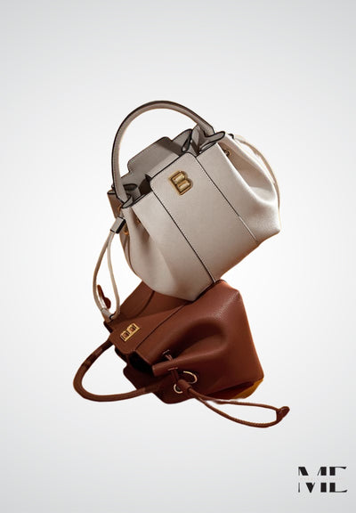 ME®️ | BELLISSIMA®️ | LUXE LEATHER BUCKET BAG