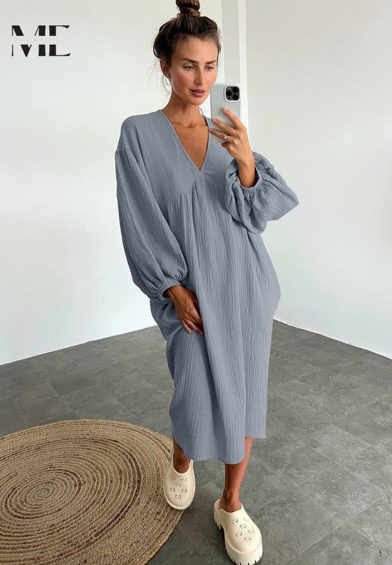 ME®️ | AMELIA®️ | BALLOON SLEEVE DRESS