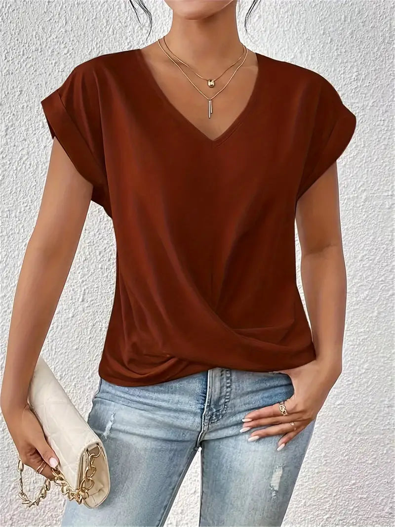 ME®️ | VOGUE®️ | - PERFECT V-NECK TOP FOR WOMEN